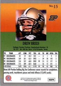 2013 Fleer Retro #15 Drew Brees Back