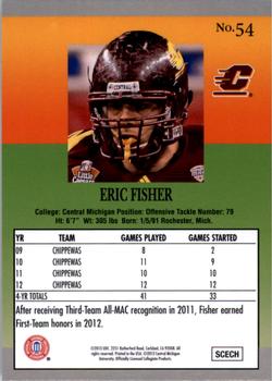 2013 Fleer Retro #54 Eric Fisher Back