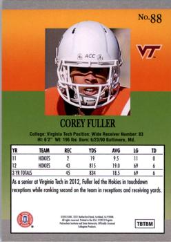 2013 Fleer Retro #88 Corey Fuller Back