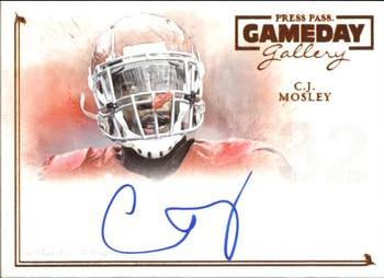 2014 Press Pass Gameday Gallery #GG-CM C.J. Mosley Front