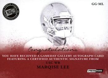 2014 Press Pass Gameday Gallery #GG-ML Marqise Lee Back