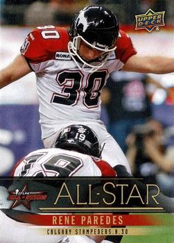 2013 Upper Deck CFLPA All-Stars #AS-27 Rene Paredes Front
