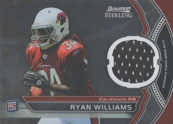 2011 Bowman Sterling - Relic #BSR-RW Ryan Williams Front
