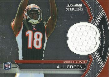 2011 Bowman Sterling - Relic #BSR-AJG A.J. Green Front