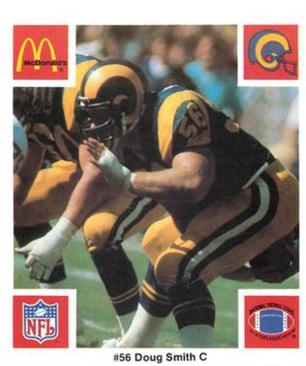 1986 McDonald's Los Angeles Rams #NNO Doug Smith Front