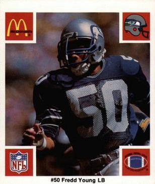 1986 McDonald's Seattle Seahawks #NNO Fredd Young Front