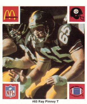 1986 McDonald's Pittsburgh Steelers #NNO Ray Pinney Front