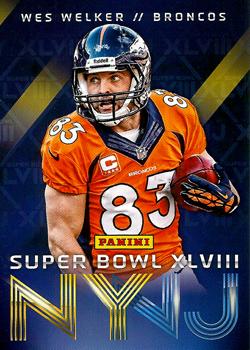 2014 Panini Super Bowl XLVIII Denver Broncos #6 Wes Welker Front