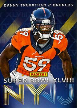 2014 Panini Super Bowl XLVIII Denver Broncos #8 Danny Trevathan Front