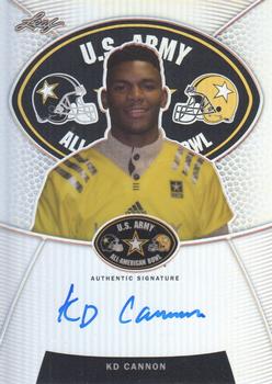 2014 Leaf Metal Draft - Army All-American Bowl #ATA-KDC KD Cannon Front
