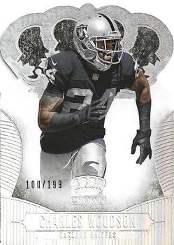 2013 Panini Crown Royale - Silver Holo (Die Cut Crown) #22 Charles Woodson Front