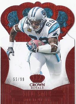 2013 Panini Crown Royale - Red (Die Cut Crown) #87 Steve Smith Front