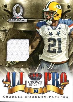 2013 Panini Crown Royale - All Pros Materials #4 Charles Woodson Front