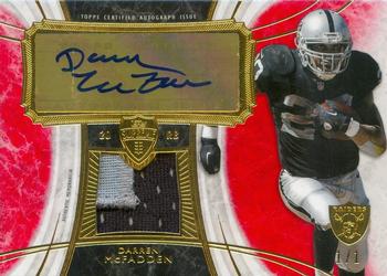 2013 Topps Supreme - Autographed Relics Red Patch #SAR-DMC Darren McFadden Front