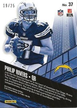 2013 Panini Spectra - City Limits Red #37 Philip Rivers Back
