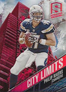 2013 Panini Spectra - City Limits Red #37 Philip Rivers Front