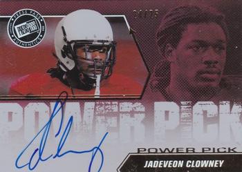 2014 Press Pass - Power Picks Autographs Gold #PP-JC Jadeveon Clowney Front