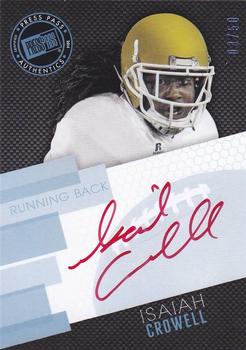 2014 Press Pass - Autographs Blue Red Ink #PPS-IC Isaiah Crowell Front