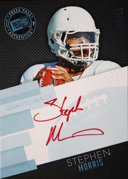 2014 Press Pass - Autographs Blue Red Ink #PPS-SM Stephen Morris Front