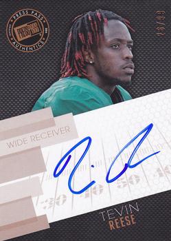 2014 Press Pass - Autographs Bronze #PPS-TR Tevin Reese Front