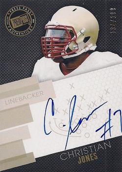 2014 Press Pass - Autographs Gold #PPS-CJ Christian Jones Front