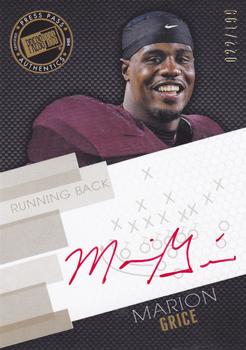2014 Press Pass - Autographs Gold Red Ink #PPS-MG Marion Grice Front