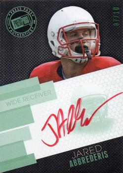 2014 Press Pass - Autographs Green Red Ink #PPS-JA Jared Abbrederis Front