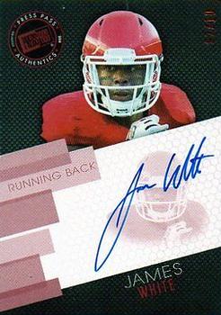 2014 Press Pass - Autographs Red #PPS-JW James White Front