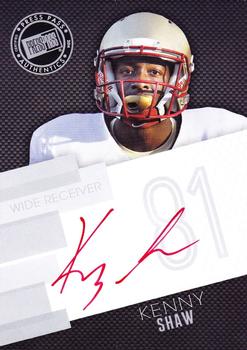 2014 Press Pass - Autographs Silver Red Ink #PPS-KS Kenny Shaw Front