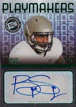 2014 Press Pass - Playmakers Autographs Green #PM-BS Bishop Sankey Front