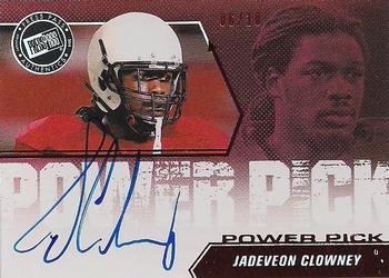 2014 Press Pass - Power Picks Autographs Red #PP-JC Jadeveon Clowney Front