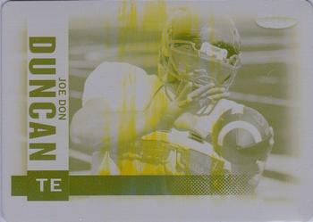 2014 SAGE HIT - Printing Plates Yellow #39 Joe Don Duncan Front