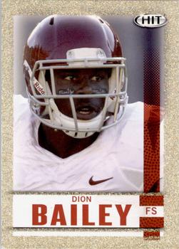 2014 SAGE HIT - Gold #18 Dion Bailey Front