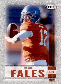 2014 SAGE HIT - Silver #12 David Fales Front