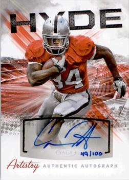 2014 SAGE HIT - Artistry Autographs #AA-6 Carlos Hyde Front