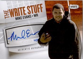 2014 SAGE HIT - Write Stuff Autographs #WSA8 Mike Evans Front