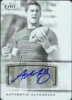2014 SAGE HIT - Autographs Printing Plates Black #A111 Aaron Murray Front