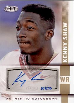 2014 SAGE HIT - Autographs Gold #A131 Kenny Shaw Front
