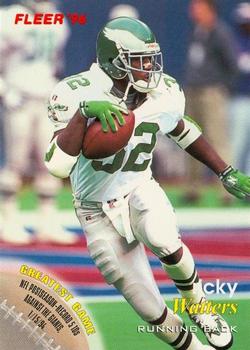 1996 Fleer Shell FACT #57 Ricky Watters Front