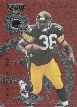 1996 Playoff Leatherbound #6 Jerome Bettis Front