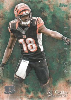 2014 Topps Inception #1 A.J. Green Front