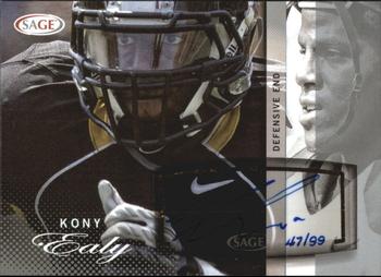 2014 SAGE Autographed #A16 Kony Ealy Front