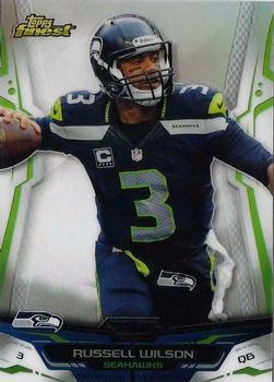 2014 Finest #25 Russell Wilson Front