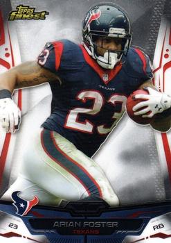2014 Finest #76 Arian Foster Front