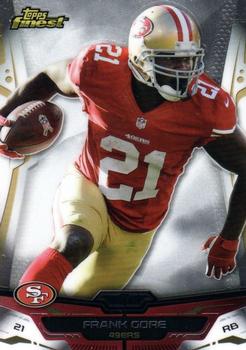 2014 Finest #77 Frank Gore Front