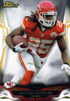 2014 Finest #93 Jamaal Charles Front