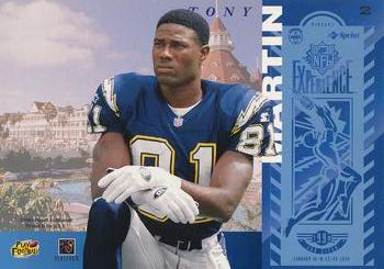 1998 Playoff Super Bowl Card Show #2 Tony Martin Back