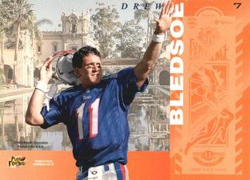 1998 Playoff Super Bowl Card Show #7 Drew Bledsoe Back