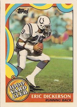 1989 Topps - 1000 Yard Club #1 Eric Dickerson Front