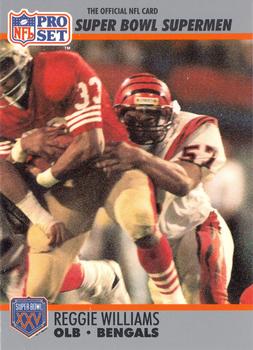 1990-91 Pro Set Super Bowl XXV Silver Anniversary Commemorative #135 Reggie Williams Front
